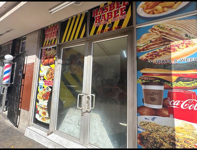55.50M² RESTAURANT TO LET IN DURBAN CENTRAL